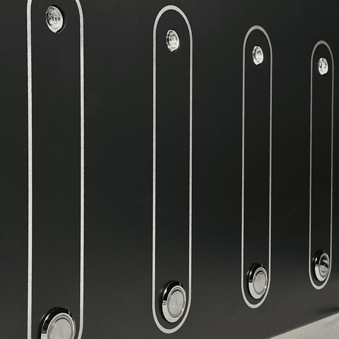 Makro-Aufnahme der Präzisions-Sprühdüsen